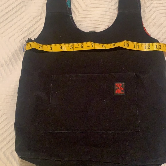 vintage handbag with Japanese inner lining - Picture 8 of 9